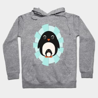 Baby and daddy penguins Hoodie